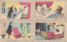 SAGER DOCTOR'S VISIT set 10 Vintage Postcards Mostly pre-1940 (L3845) picture