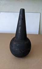 ANTIQUE HEAVY CAST IRON RAILWAY FINIAL TOP- 9 INCHES TALL picture