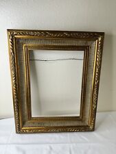 Vintage Wood Ornate Artwork /Picture Frame Gold Large 18.5” By 23” Home Decor picture