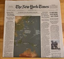 The New York Times Paper May 11 2024 Chinese E.V.s Face Increase In U.S. Tariffs picture