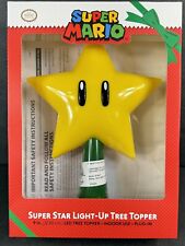 SUPER MARIO Super Star Light Up Christmas Tree Topper picture