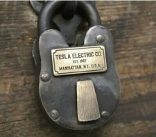 Tesla Electric Co New York Manhattan steam punk Antique Lock Movie Prop picture
