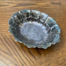 Vintage Towle Silver Plated Scalloped Edge Small Dish 6.25 X 4..75 picture