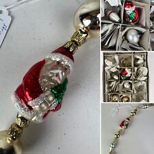 Erwin Eichhorn Santa W Xmas Tree On A Glitter, Glass Blown, Misc Pieces picture