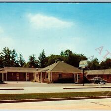 c1950s Richmond VA Jefferson Davis Motel Chrome Photo Roadside Postcard Vtg A192 picture