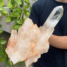 1660G Large Natural White Clear Quartz Crystal Cluster Raw Healing Specimen picture