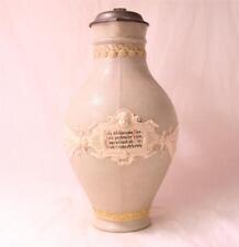 Antique Large Mettlach V&B Beer Stein/Pitcher Relief Reeds Design #1927 c.1889 picture