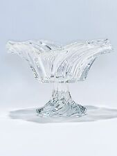 Stunning Vintage In Box Mikasa Crystal Modern Style Candy Dish/ compote picture