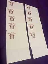 Letterhead 10 Sheets Of Vintage Hotel Stationery Lot Rare picture