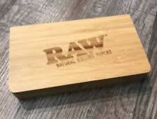 RAW BAMBOO MAGNET BACKFLIP WOODEN ROLLING TRAY (FREE SHIPPING) picture