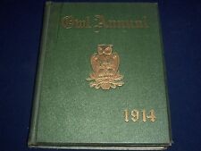 1914 THE OWL ANNUAL HARTFORD HIGH SCHOOL BOOK VOLUME #19- CONNECTICUT - KD 1465 picture