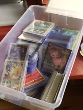 Pokemon Card Lot Bundle 500+ Cards | Ultra Rares V GX EX + 1 Graded Card Combo picture