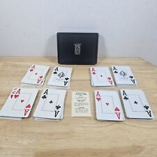 Vintage Kem Playing Cards With Case 2 Decks Missing Jokers picture