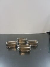 Colonial Casting Pewter Oval Napkin Rings W/ Initials 