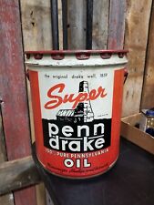 1941 Penn Drake 5 Gallon Oil Can Barnfresh HTF Inv#701 picture