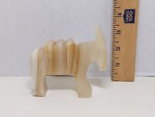 Vintage Onyx Donkey Marble Stone Statue Sculpture Home Decor Art picture