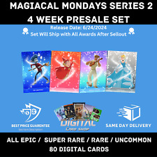 Topps Disney Collect Magical Mondays Series 2 - All Epic SR R UC PRESALE Set picture