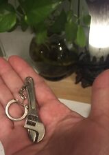 VTG Mini Adjustable Silver Wrench Key Chain Made in Hong Kong picture