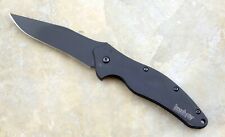 1840CKT Kershaw Shallot pocket knife Speedsafe Black handle plain edge NEW blem picture