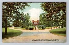 Lancaster OH-Ohio, Boys Industrial School Grounds, Antique, Vintage Postcard picture