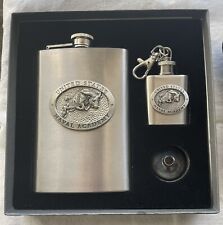 US Naval Academy Pewter Flask Set picture