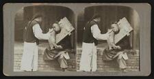 Feeding a prisoner in the cangue China Old Photo picture