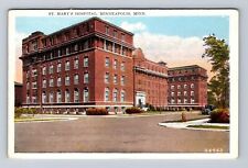 Minneapolis MN-Minnesota, St Mary's Hospital, Antique, Vintage Postcard picture