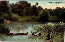 1911 Vintage Postcard Shaker Lakes, Cleveland, Ohio picture