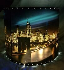 1960S Vintage Lampshade New York Cityscape Gorgeous Extremely Rare picture