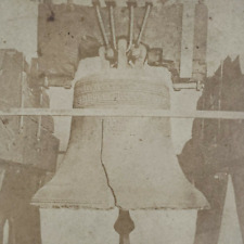 Liberty Bell Philadelphia Stereoview c1876 James Cremer Independence Hall P154 picture