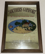 Southern Comfort Whiskey Mississippi River Pub Bar Mirror Framed Sign 19