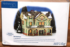 DEPT 56 STICK STYLE HOUSE SNOW VILLAGE 54943 CHRISTMAS AMERICAN ARCHITECTURE picture