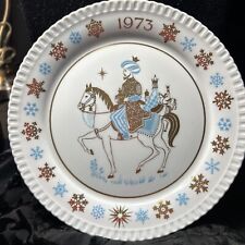 VINTAGE Estate the FIRST SPODE 1973 TWELVE DAYS OF CHRISTMAS PLATE +more Listed picture