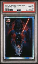 2023 Topps Star Wars Galaxy #81 The Dark Side Prism Refractor /75 PSA 10 VADER picture