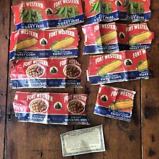 Vintage Fort Western Canned Vegetable Labels 1930s 40s   picture