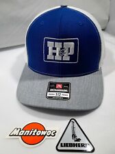 H&P Blue Trim Hat & Sticker Oilfield Construction Crane P195 picture
