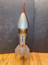 Berzac Rocket Mechanical Coin Bank Astro Mfg US Steel South Works Credit Union picture