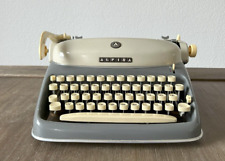 Collectible ALPINA SK24 Typewriter, 1961, West-Germany, Case, Working picture