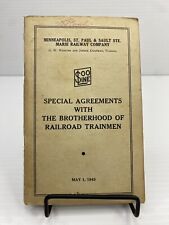 1943 SOO Line Minneapolis St Paul Sault Ste Marie Railway Co Railroad Agreements picture