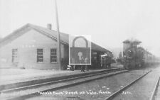 Railroad Train Station Depot Lyle Washington WA Reprint Postcard picture