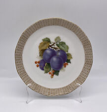Vintage Hutschenreuther Decorative Plate Berries Pattern Bavaria picture