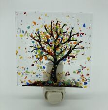 Glassworks Northwest - Rainbow Tree of Life Night Light - Handmade Glass in USA picture