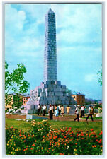 Rzhev Russia Postcard Obelisk Monument of Soldiers who Died in War 1973 picture