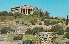 Vintage Postcard Greece Temple Monument Landmark Photograph Unposted picture