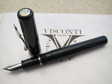 Visconti Kaleido Voyager black 14kt Au EF nib fountain pen MIB picture
