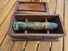 UNIQUE USS MAINE WRECK WINCHESTER BULLET SPANISH AMERICAN WAR HISTORY PIECE 1898 picture
