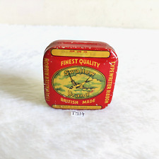Vintage Swallow Brand Type Writter Ribbon Advertising Tin Box British Made T314 picture