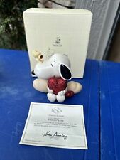 LENOX Peanuts SNOOPY LOVE with Woodstock LN with COA Box picture
