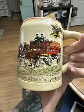 1970's Budweiser Team & Wagon cases & barrels pre-80 LARGE stein Variation picture