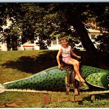 c1960s Nr McGregor, IA Spook Cave Girl Playground Giant Fish Recreation 7up A230 picture